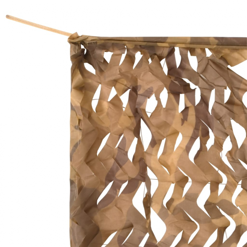 Tarnnetz mit Aufbewahrungstasche 724x515 cm Sandfarbe