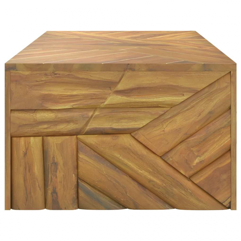 Couchtisch 110x60x38 cm Massivholz Teak