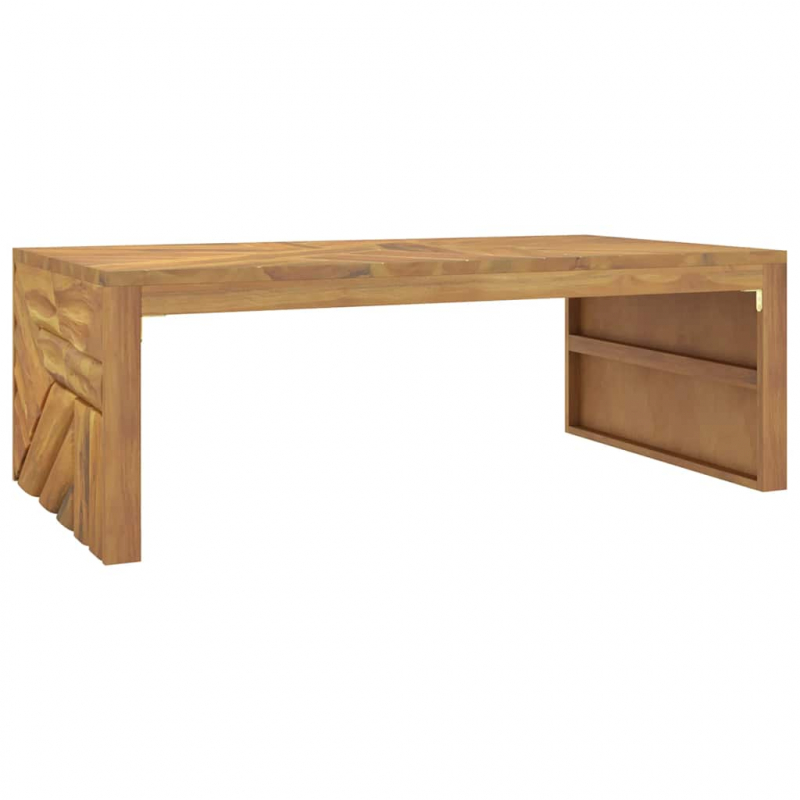 Couchtisch 110x60x38 cm Massivholz Teak