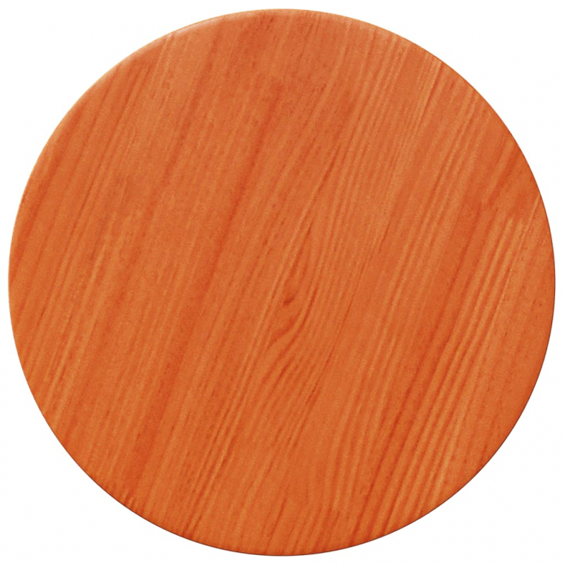 Tischplatte Rund Wachsbraun Ø30x2,5 cm Massivholz Kiefer