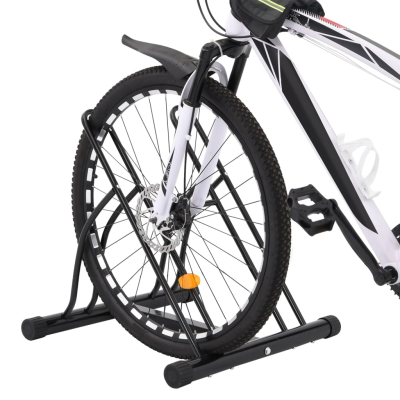 Fahrradständer für 2 Fahrräder Freistehend Stahl
