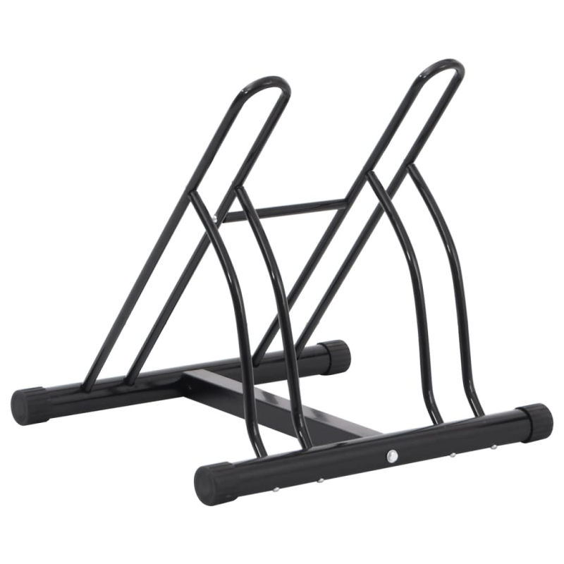 Fahrradständer für 2 Fahrräder Freistehend Stahl