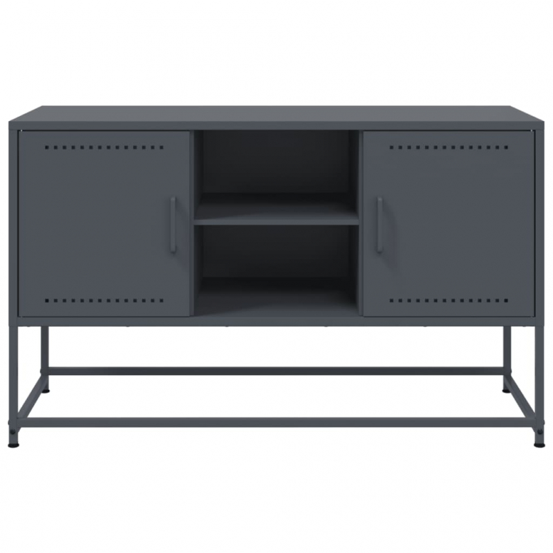 Highboard Olivgrün 36x39x123 cm Stahl