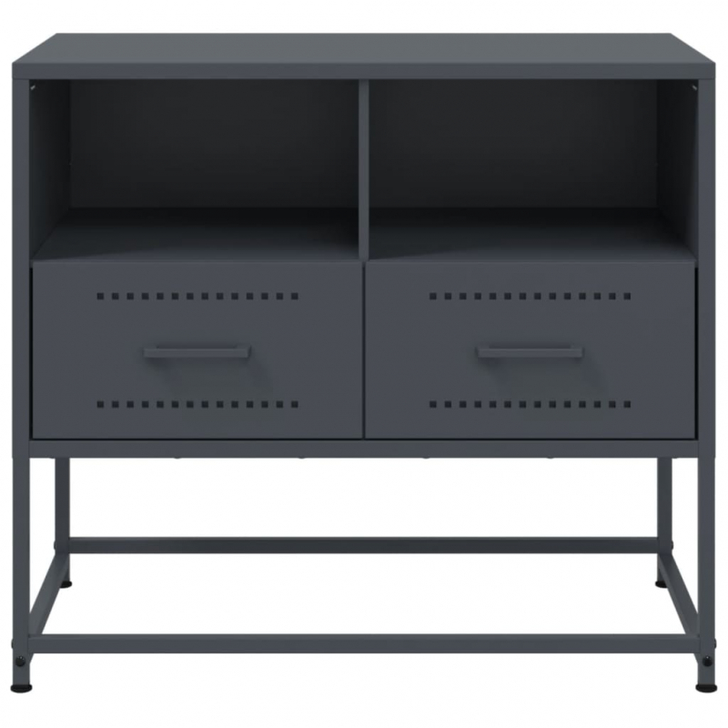 TV-Schrank Anthrazit 68x39x60,5 cm Stahl