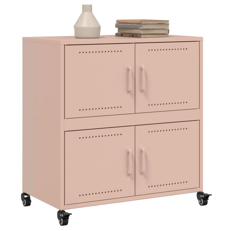 Sideboard Rosa 68,5x39x72 cm Stahl