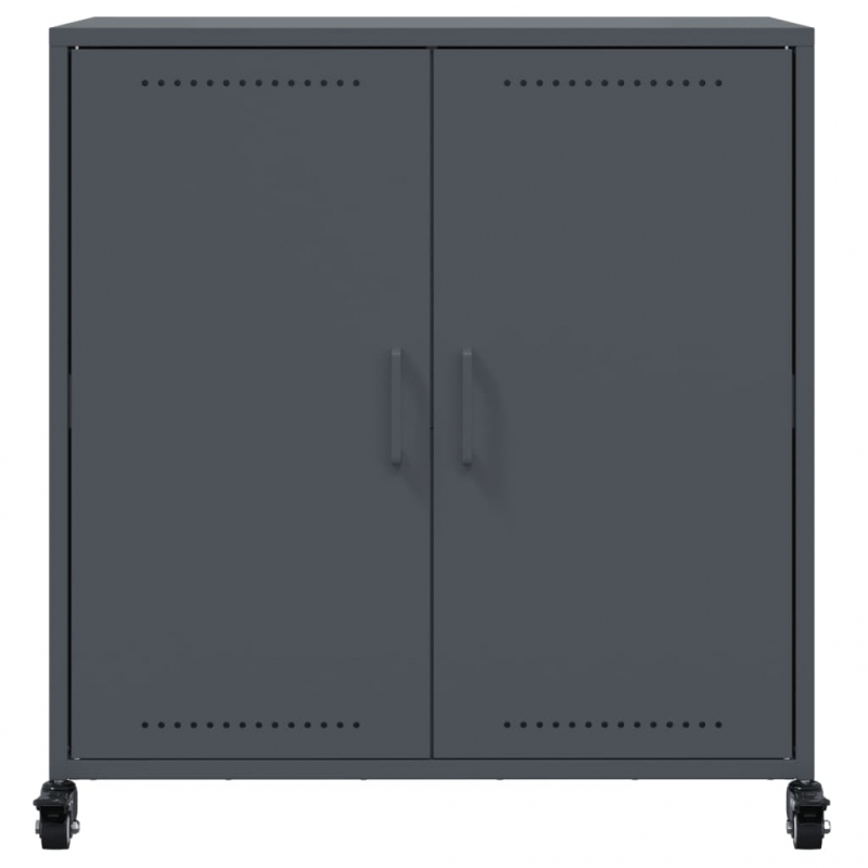 Sideboard Anthrazit 68,5x39x72 cm Stahl