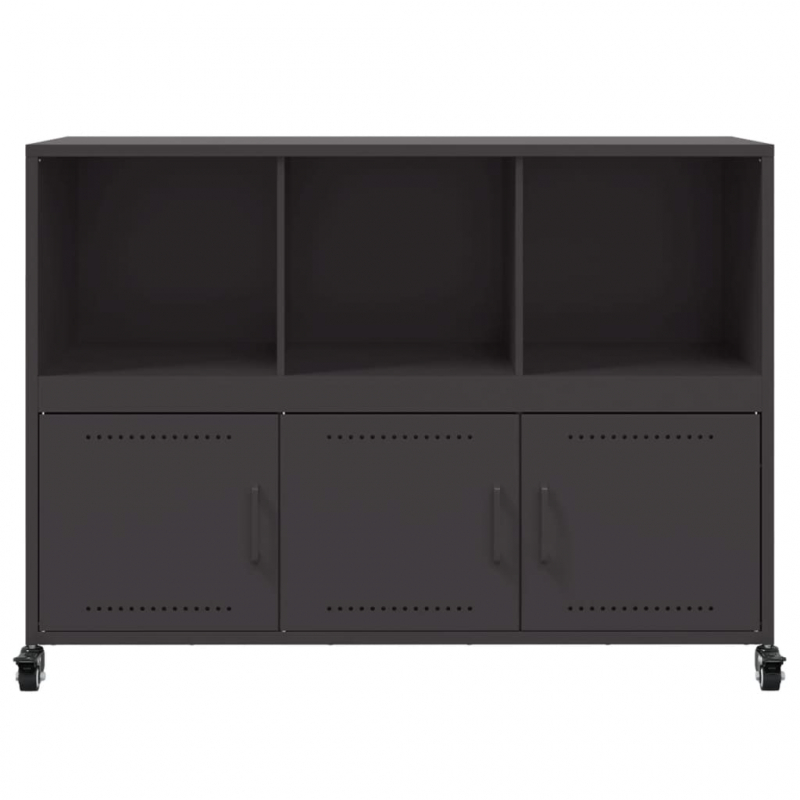 Sideboard Schwarz 100,5x39x72 cm Stahl