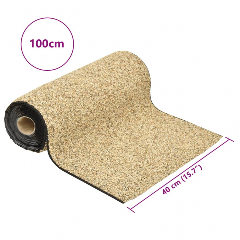 Steinfolie Natur-Sand 100x40 cm