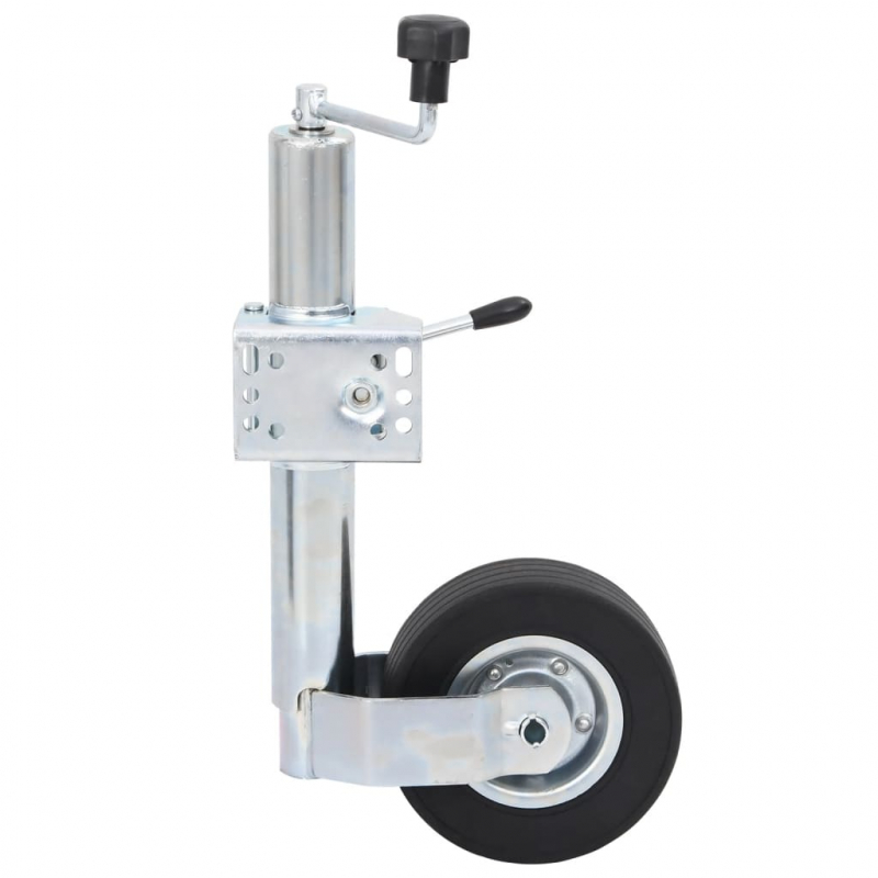 Stützrad für Anhänger mit Klemme 60 mm Verzinkter Stahl