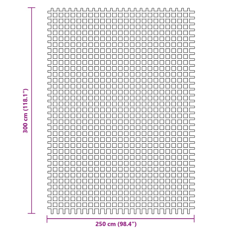 Zeltteppich Grün 3x2,5 m