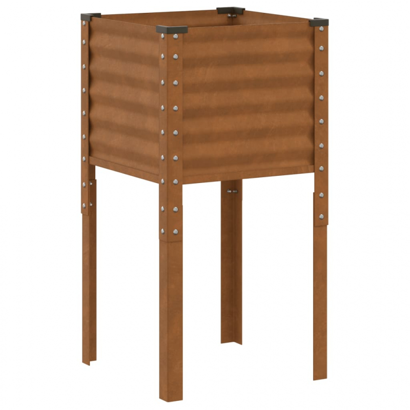 Pflanzkübel 45x45x88 cm Wetterfester Stahl