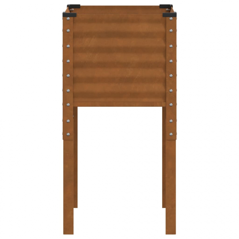 Pflanzkübel 45x45x88 cm Wetterfester Stahl