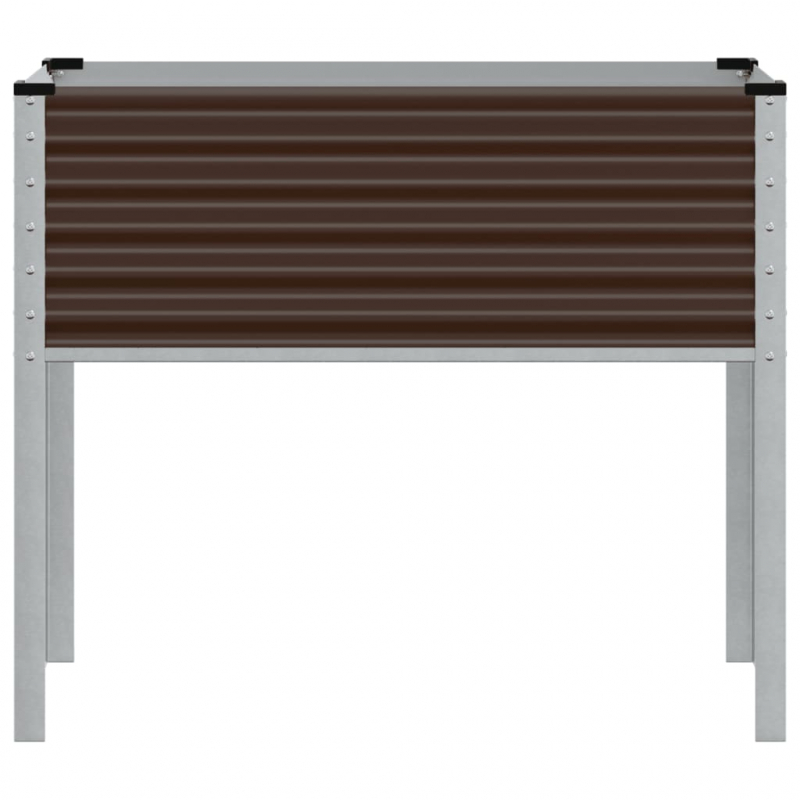 Pflanzkübel Braun 100x41x90 cm Stahl