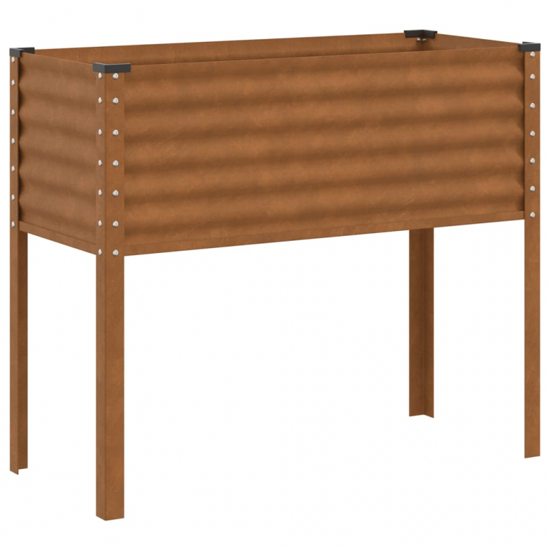 Pflanzkübel 100x41x90 cm Wetterfester Stahl