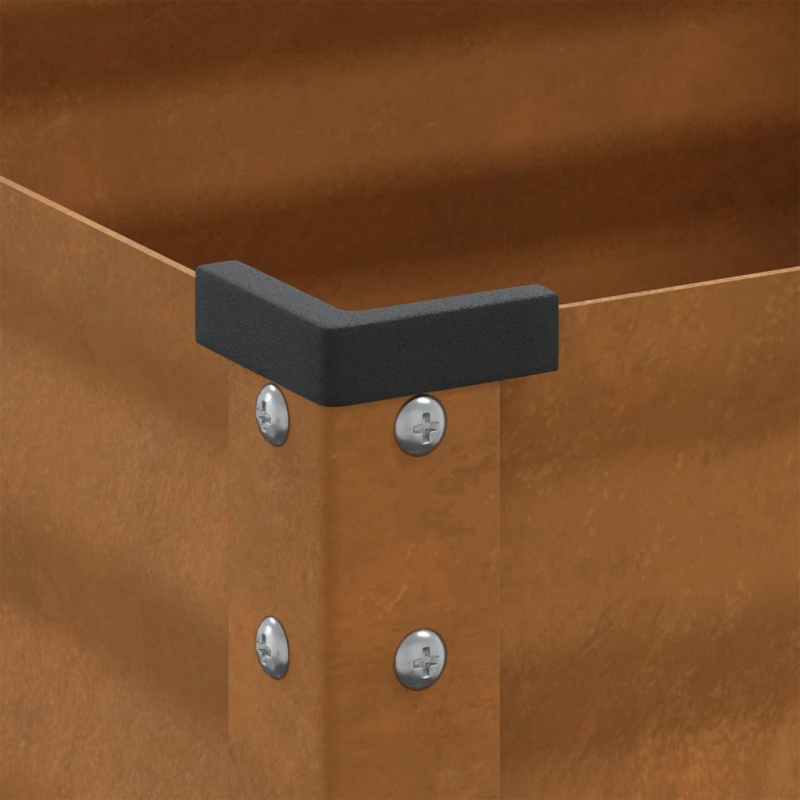 Pflanzkübel 100x41x90 cm Wetterfester Stahl
