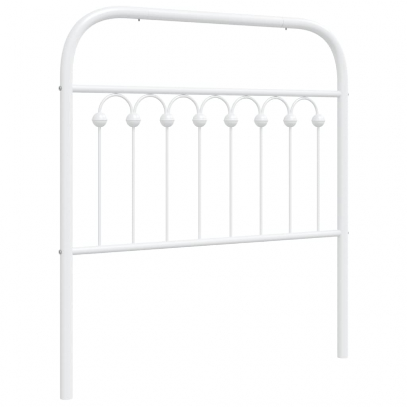 Kopfteil Metall Weiß 90 cm