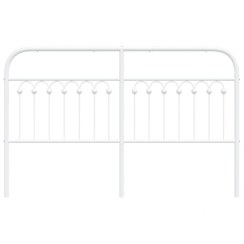 Kopfteil Metall Weiß 150 cm