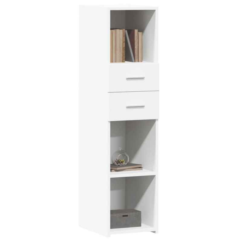 Highboard Weiß 30x42,5x124 cm Holzwerkstoff