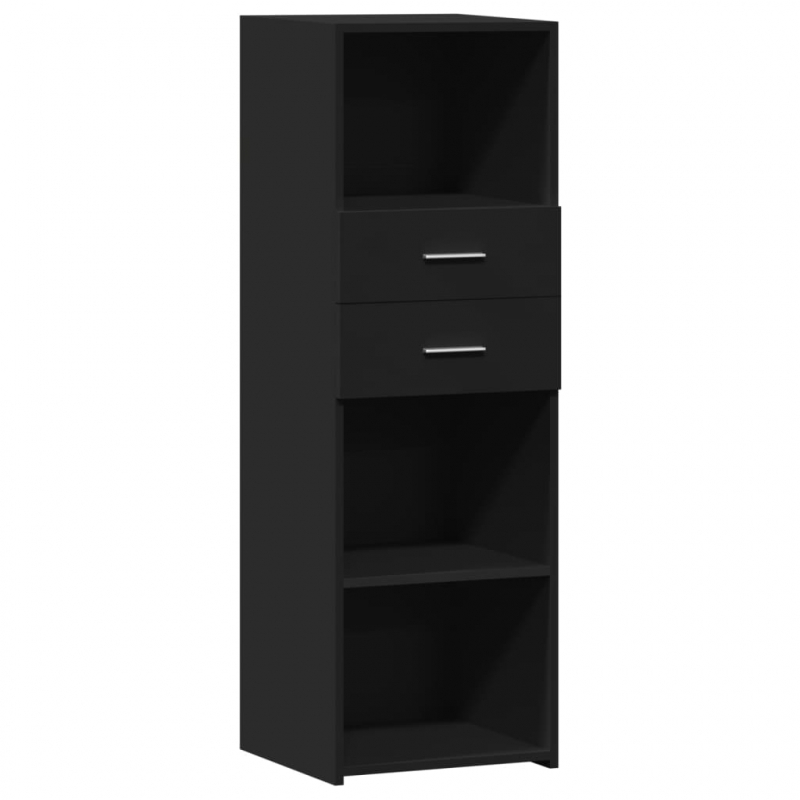 Highboard Schwarz 40x42,5x124 cm Holzwerkstoff
