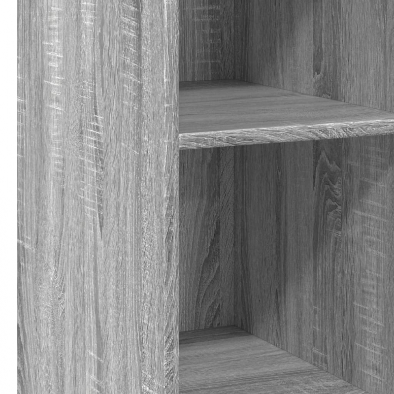 Sideboard Grau Sonoma 30x41x93 cm Holzwerkstoff