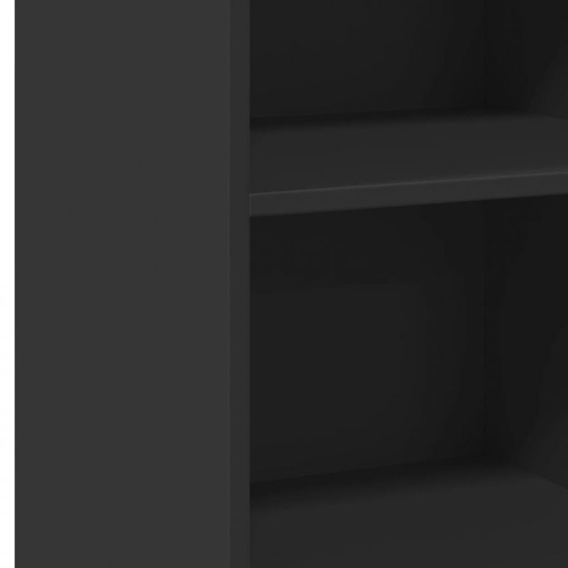 Sideboard Schwarz 50x41x93 cm Holzwerkstoff
