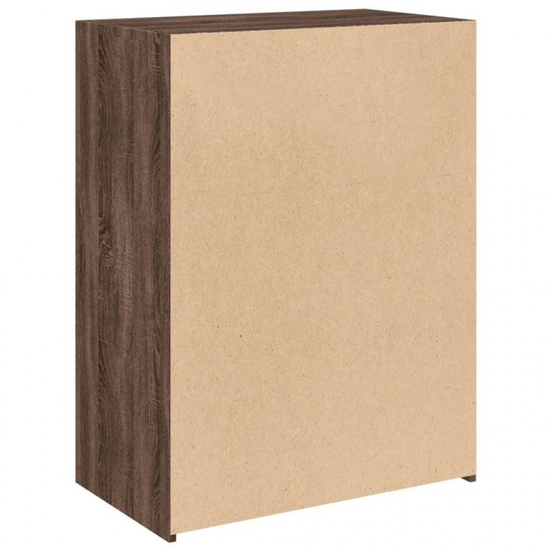 Sideboard Braun Eichen-Optik 70x41x93 cm Holzwerkstoff