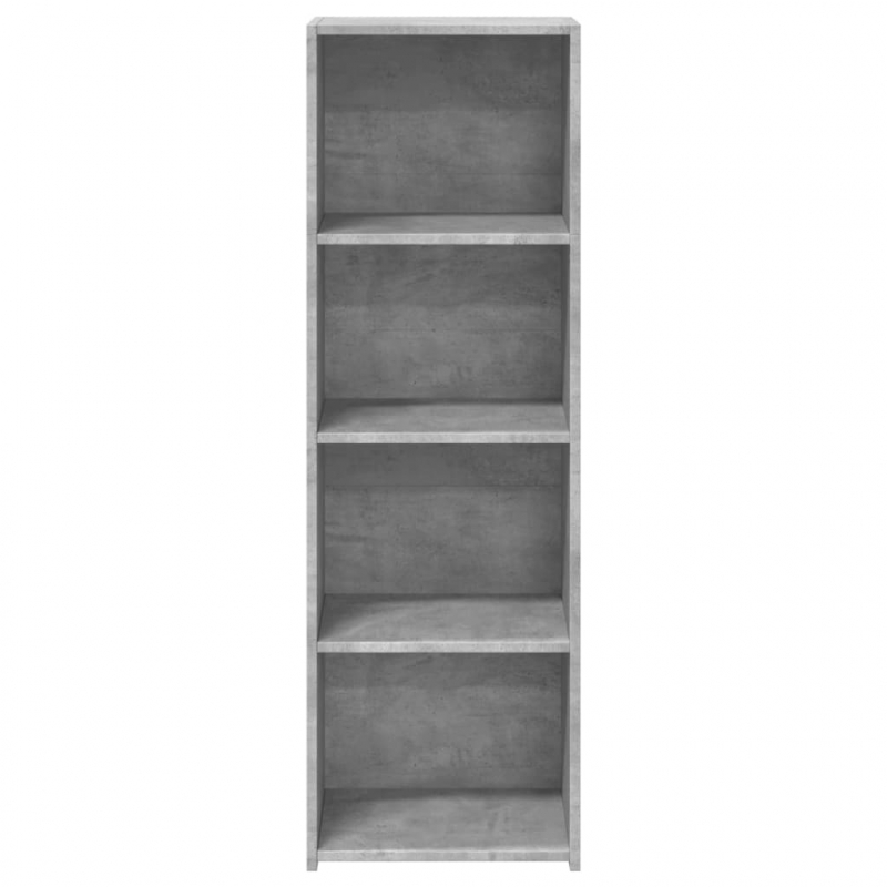 Highboard Betongrau 40x41x124 cm Holzwerkstoff
