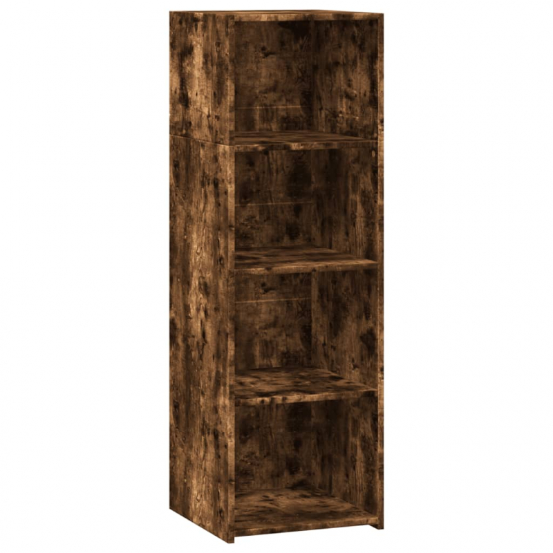 Highboard Räuchereiche 40x41x124 cm Holzwerkstoff