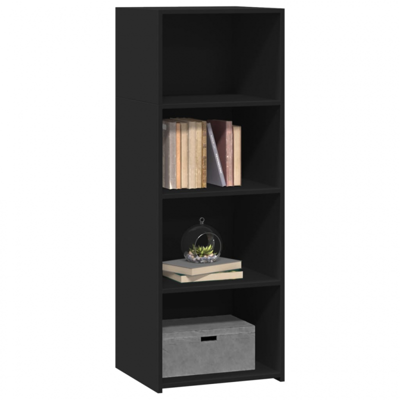 Highboard Schwarz 45x41x124 cm Holzwerkstoff