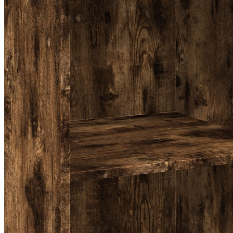 Highboard Räuchereiche 45x41x124 cm Holzwerkstoff