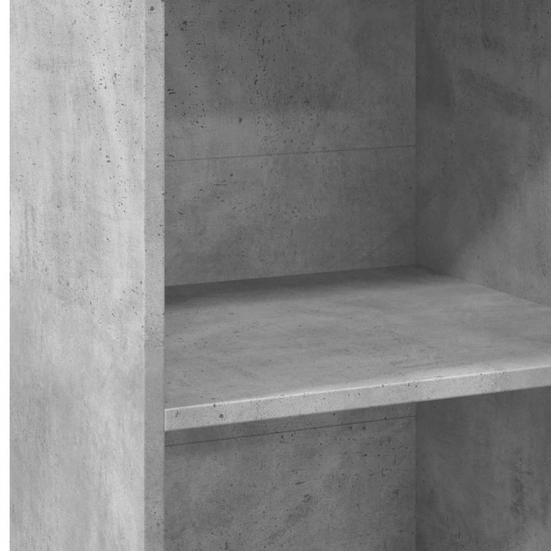 Highboard Betongrau 50x41x124 cm Holzwerkstoff