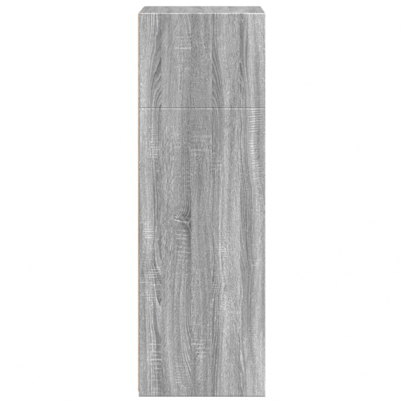 Highboard Grau Sonoma 50x41x124 cm Holzwerkstoff