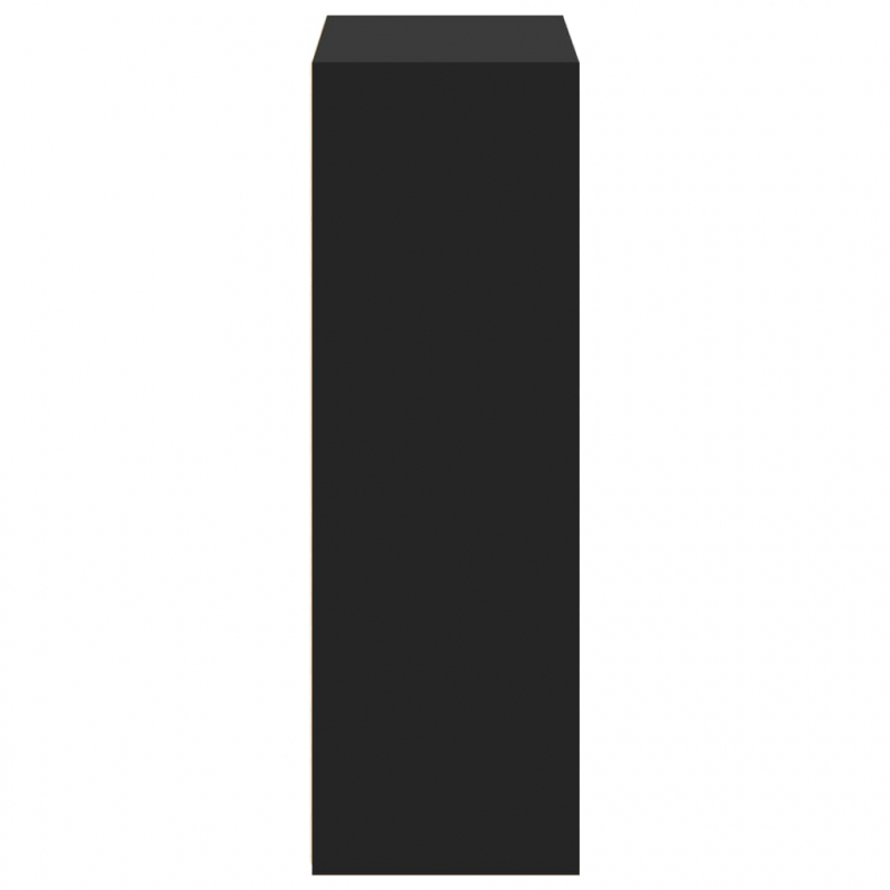 Highboard Schwarz 70x41x124 cm Holzwerkstoff