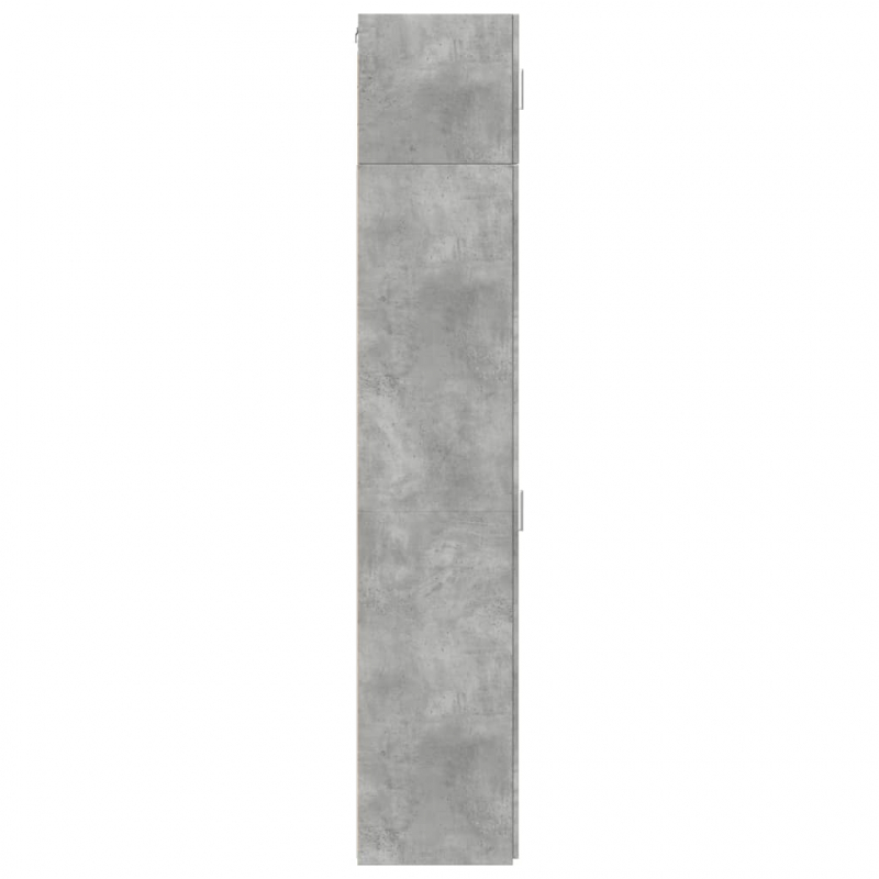 Hochschrank Schmal Betongrau 30x42,5x225 cm Holzwerkstoff