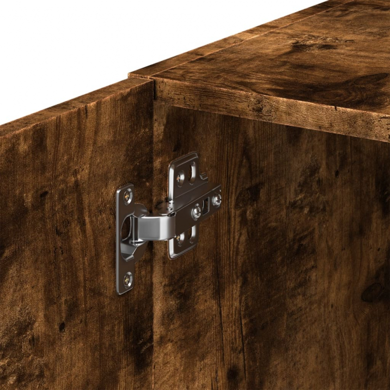 Hochschrank Schmal Räuchereiche 30x42,5x225 cm Holzwerkstoff