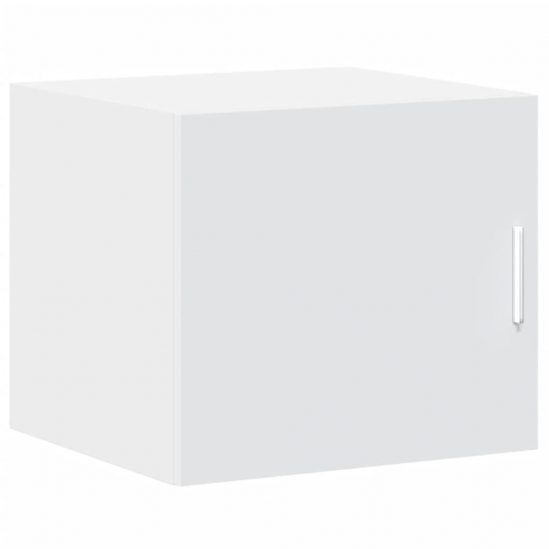 Hochschrank Schmal Weiß 45x42,5x225 cm Holzwerkstoff