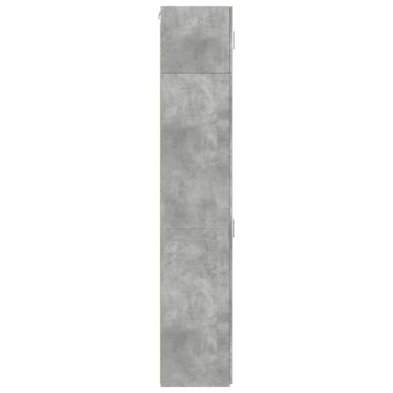 Hochschrank Schmal Betongrau 45x42,5x225 cm Holzwerkstoff