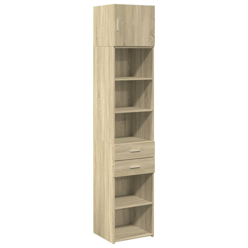 Hochschrank Schmal Sonoma-Eiche 45x42,5x225 cm Holzwerkstoff