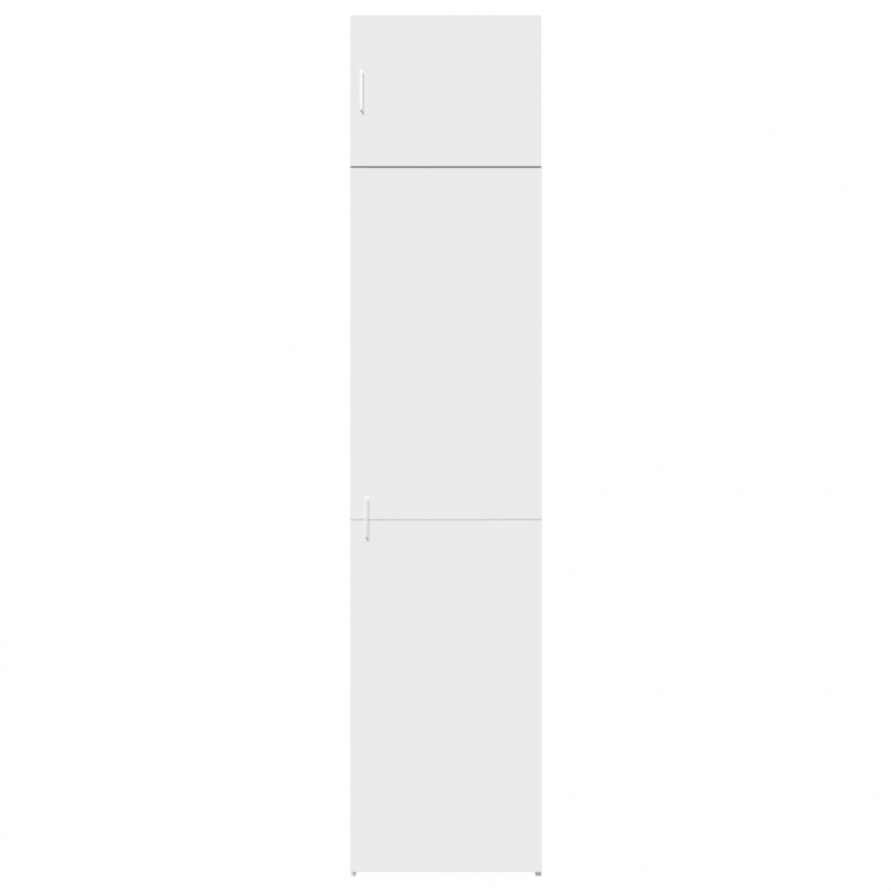 Hochschrank Schmal Weiß 50x42,5x225 cm Holzwerkstoff