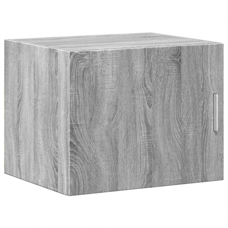 Hochschrank Schmal Grau Sonoma 50x42,5x225 cm Holzwerkstoff