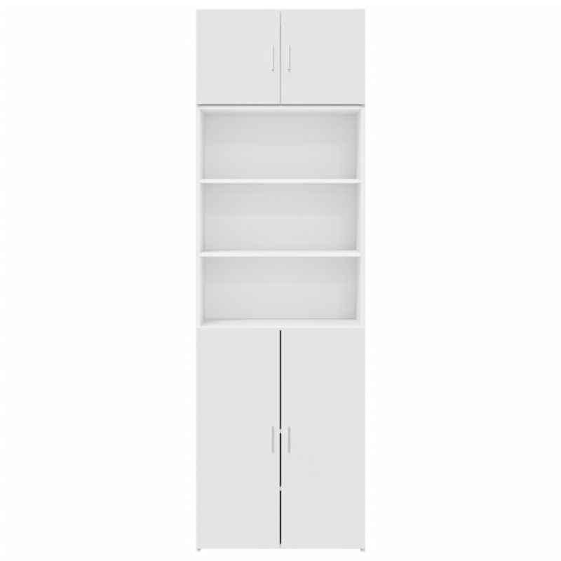 Hochschrank Weiß 70x42,5x225 cm Holzwerkstoff