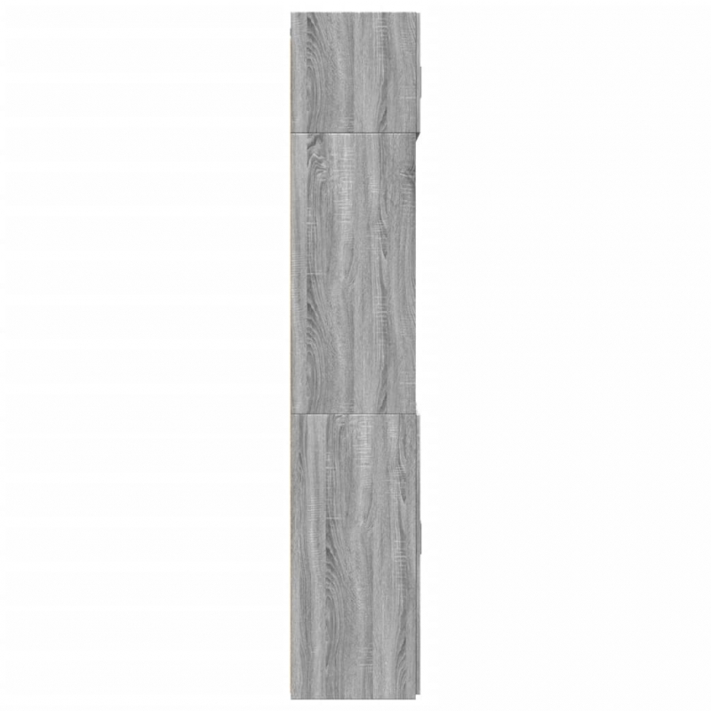 Hochschrank Grau Sonoma 70x42,5x225 cm Holzwerkstoff