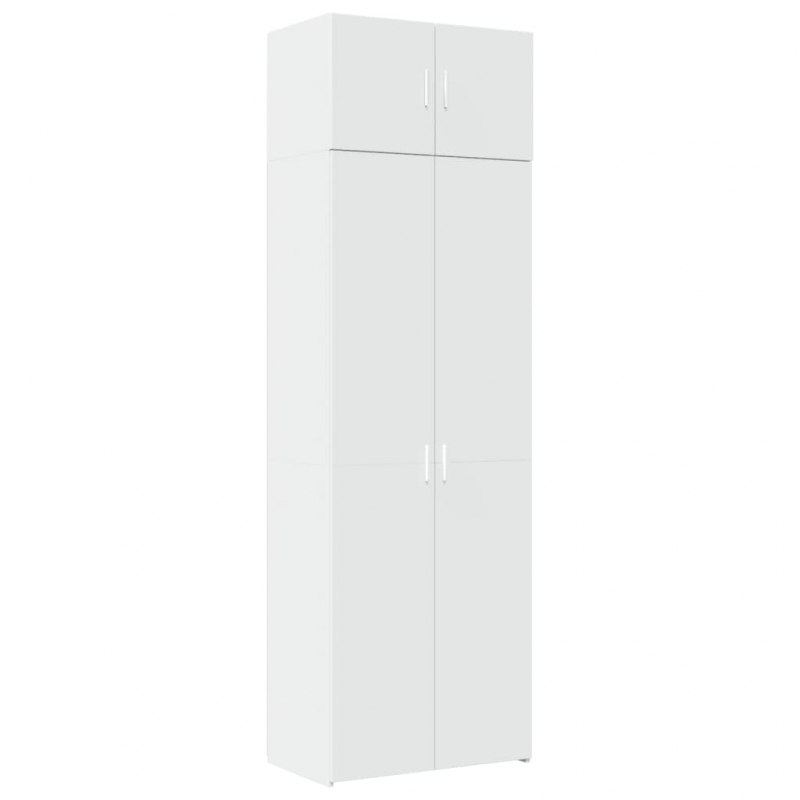 Hochschrank Weiß 70x42,5x225 cm Holzwerkstoff