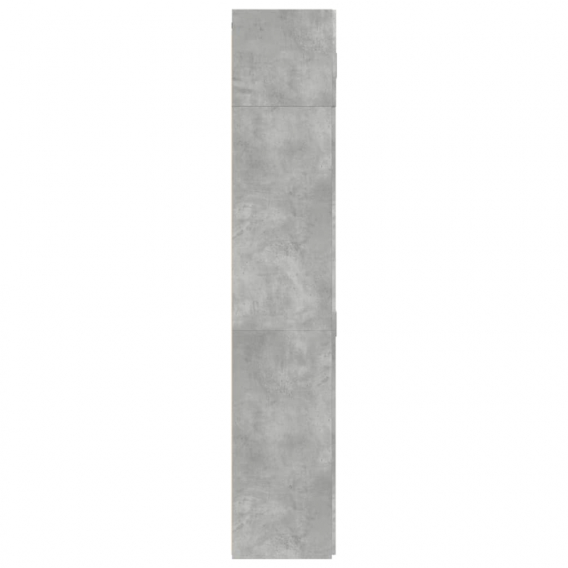 Hochschrank Betongrau 70x42,5x225 cm Holzwerkstoff