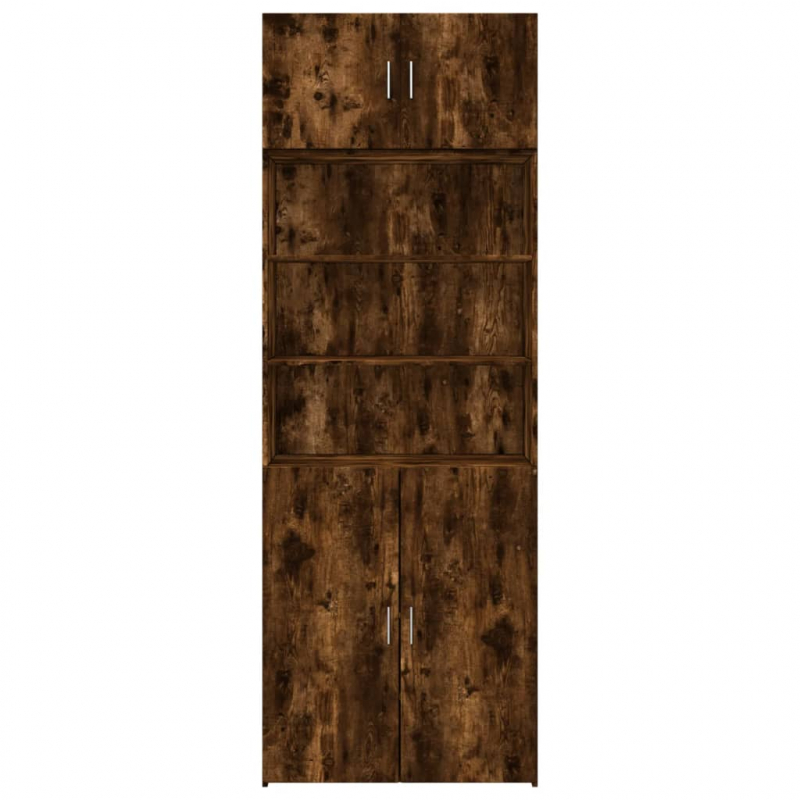 Hochschrank Räuchereiche 80x42,5x225 cm Holzwerkstoff