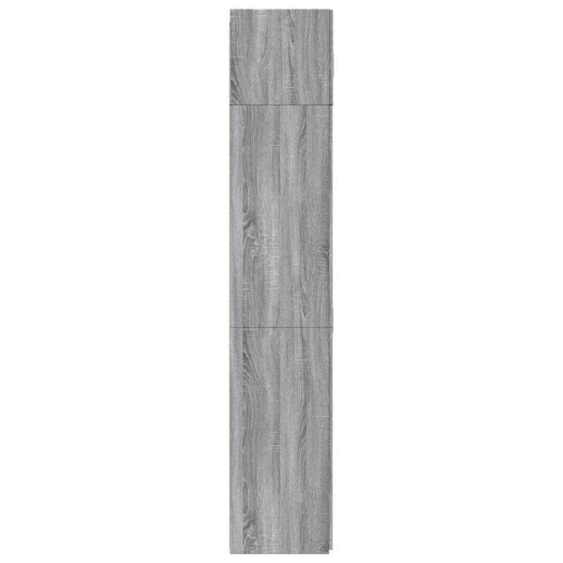 Hochschrank Grau Sonoma 80x42,5x225 cm Holzwerkstoff