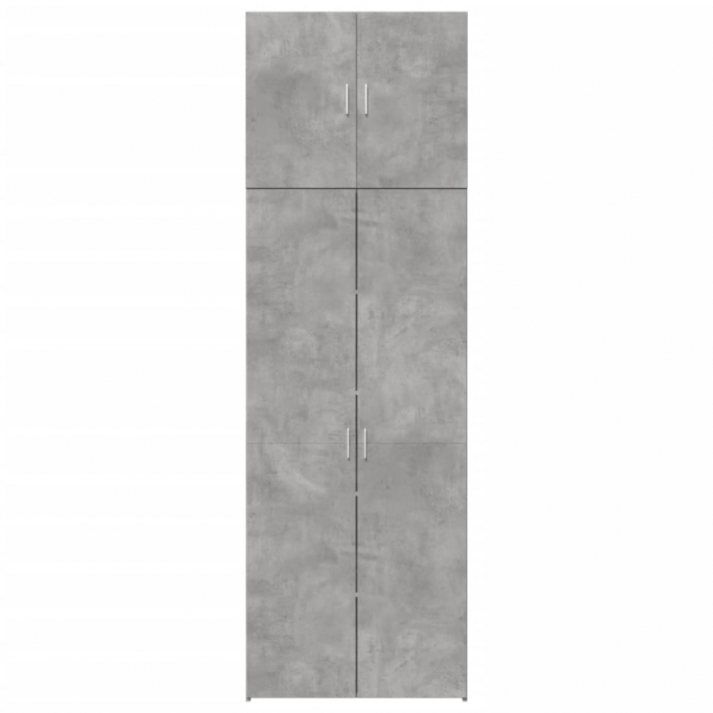 Highboard Betongrau 80x42,5x249 cm Holzwerkstoff