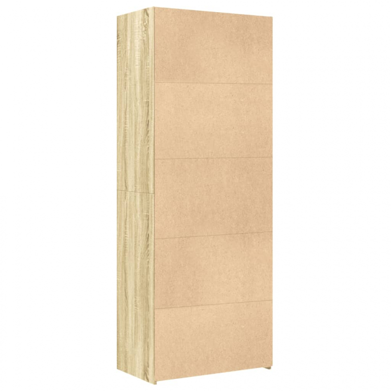 Highboard Sonoma-Eiche 70x42,5x185 cm Holzwerkstoff