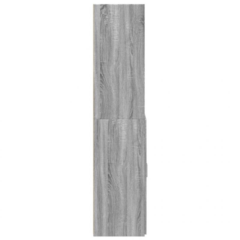 Highboard Grau Sonoma 70x42,5x185 cm Holzwerkstoff