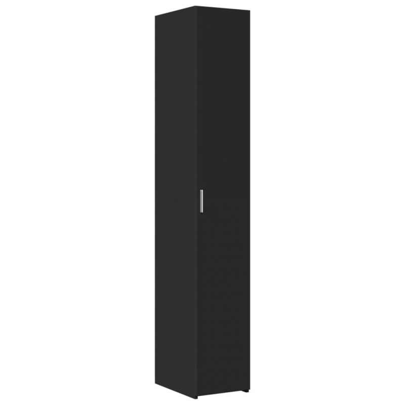 Highboard Schwarz 30x42,5x185 cm Holzwerkstoff